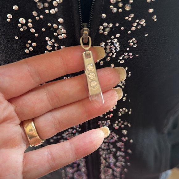 - Black Soft Cotton Jacket by Dream Jeanne’s Quacker Factory XS - Picture 6 of 8